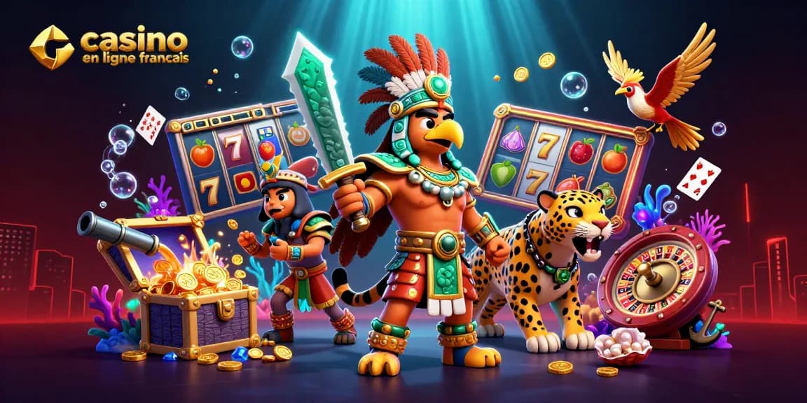 Vivez l'expérience de jeu captivante du casino en ligne français avec nos guerriers Aztec et des éléments de jeu interactifs.