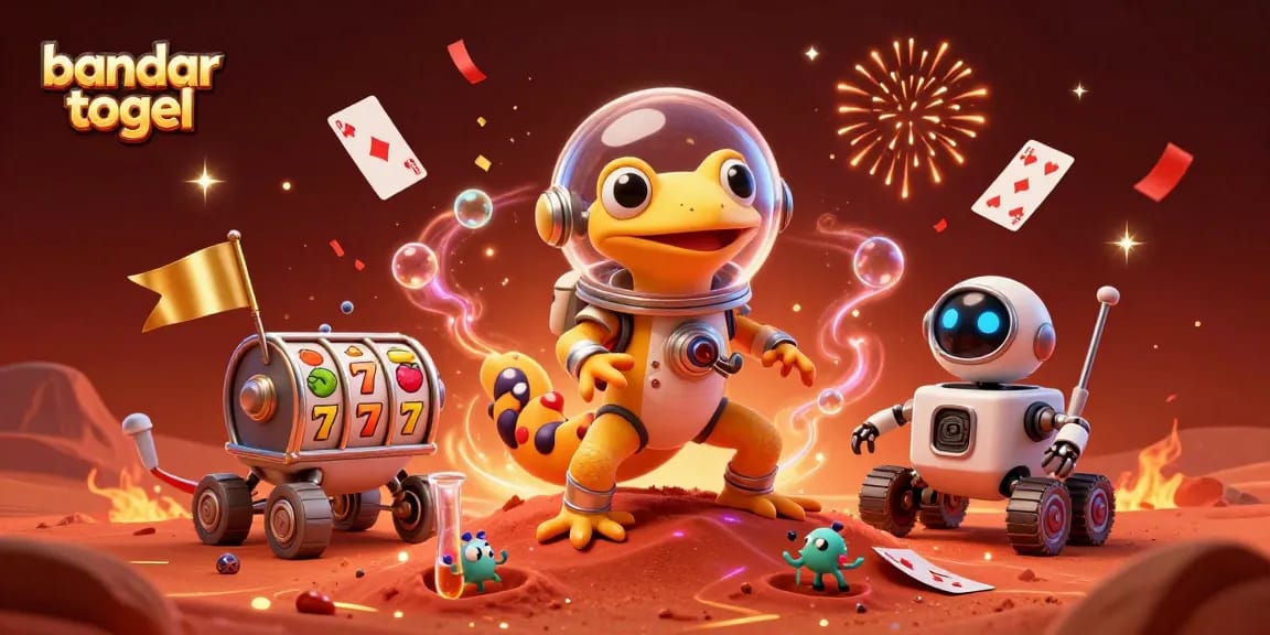Engage in bandar togel action as a Martian gecko discovers a golden casino on Mars.