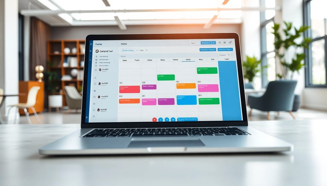 Optimize your tasks with a visually appealing view of AI scheduling tool to reduce scheduling time AI effectively.