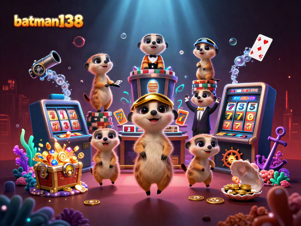 Permainan menarik batman138 dengan koloni meerkat menampilkan kasino yang megah dan keseruan.