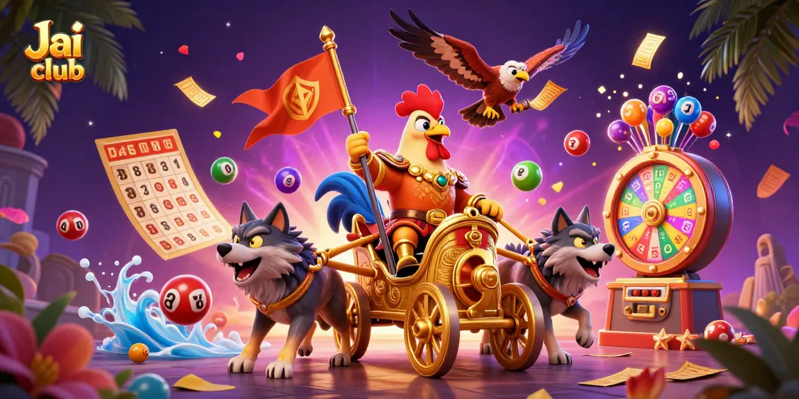 Win big with Jai club's exciting lottery games and vibrant prize visuals.