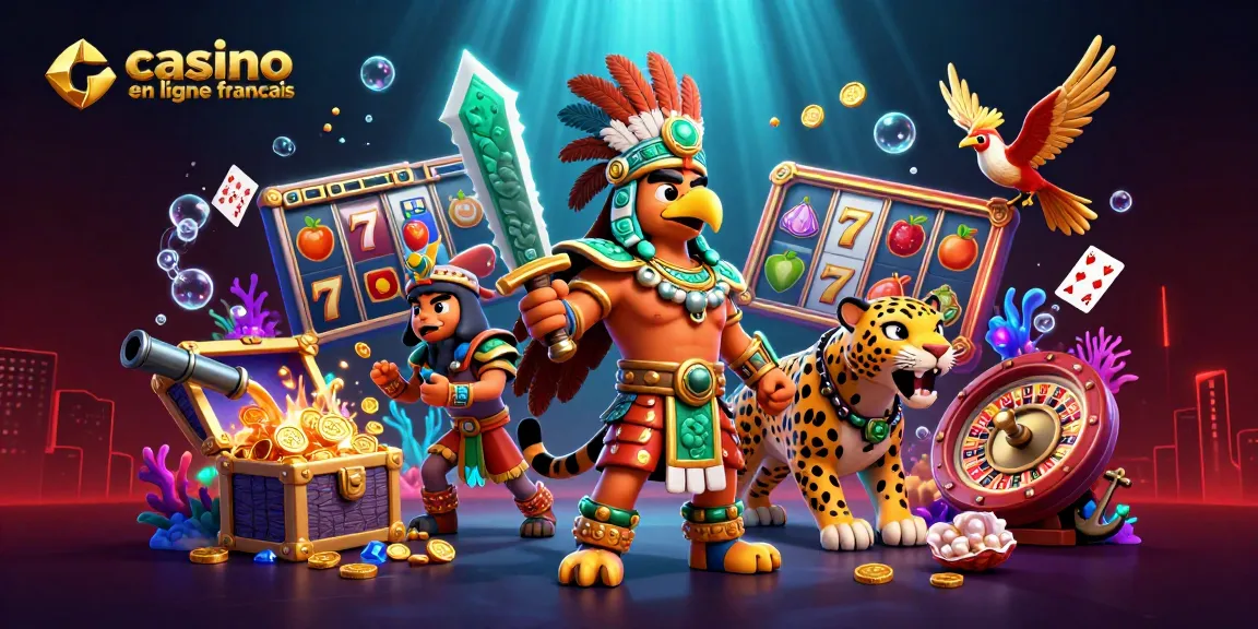 Vivez l'expérience de jeu captivante du casino en ligne français avec nos guerriers Aztec et des éléments de jeu interactifs.