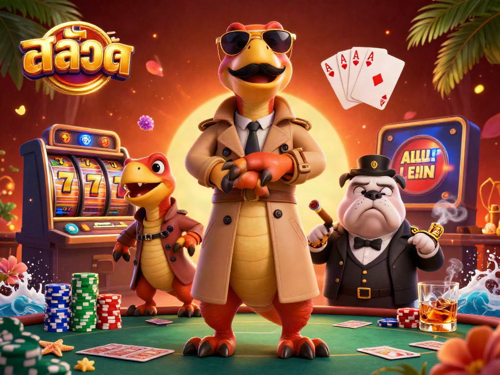 Immerse yourself in สล็อต excitement as raptors try to sneak into a VIP casino.