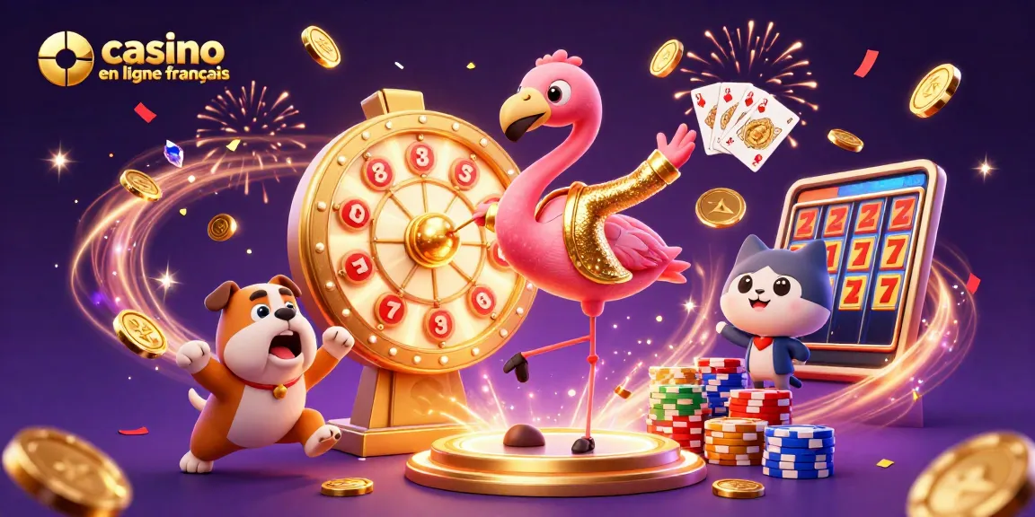 Participez à la victoire avec casino en ligne français dans une scène dynamique au casino.