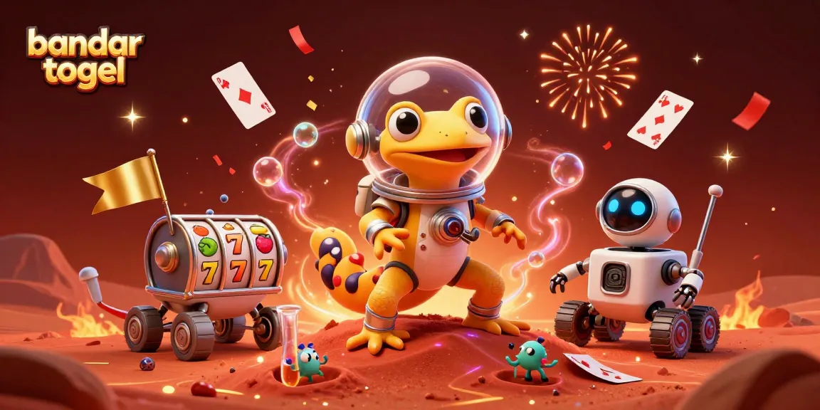 Engage in bandar togel action as a Martian gecko discovers a golden casino on Mars.