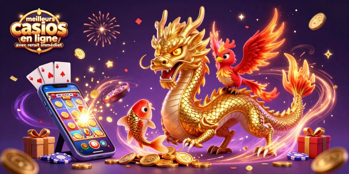 Jouez aux meilleurs casinos en ligne avec retrait immédiat dans un monde magique d'animation.