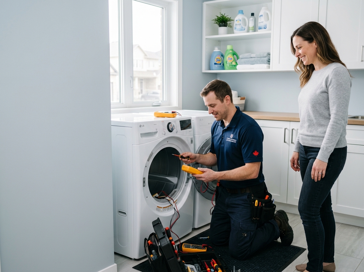 Dryer Repair Ottawa for No Heat & Noise Problems