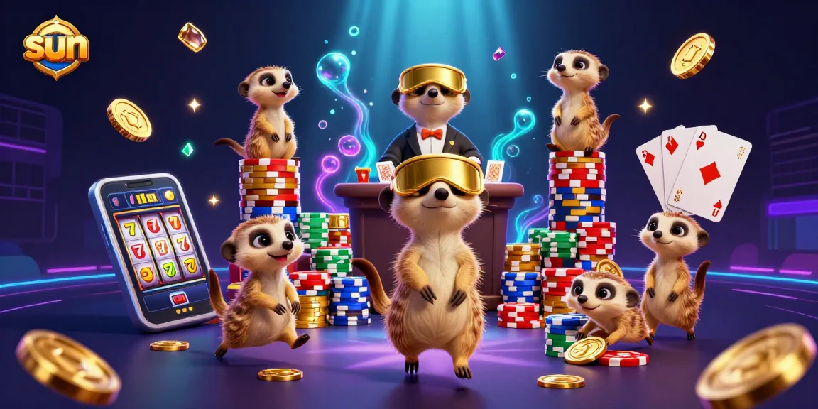 Join the sun meerkats as they sneak chips and run a thrilling casino operation with rich details.