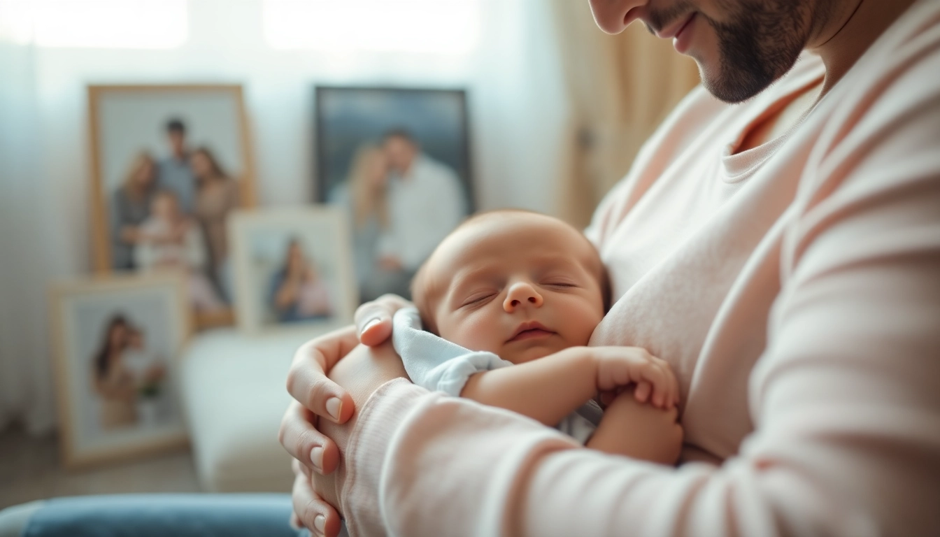 Capture the bond with a newborn photographer Kitchener Ontario in a serene home setting.