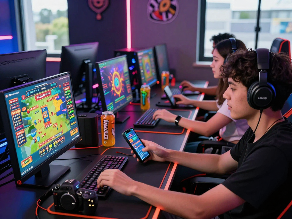 Engaged players using Dewatogel platform for online games.