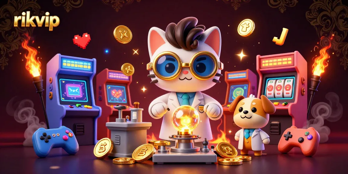 Experience thrilling gameplay at rikvip with a dynamic scene of casino fun featuring engaging characters and vibrant elements.