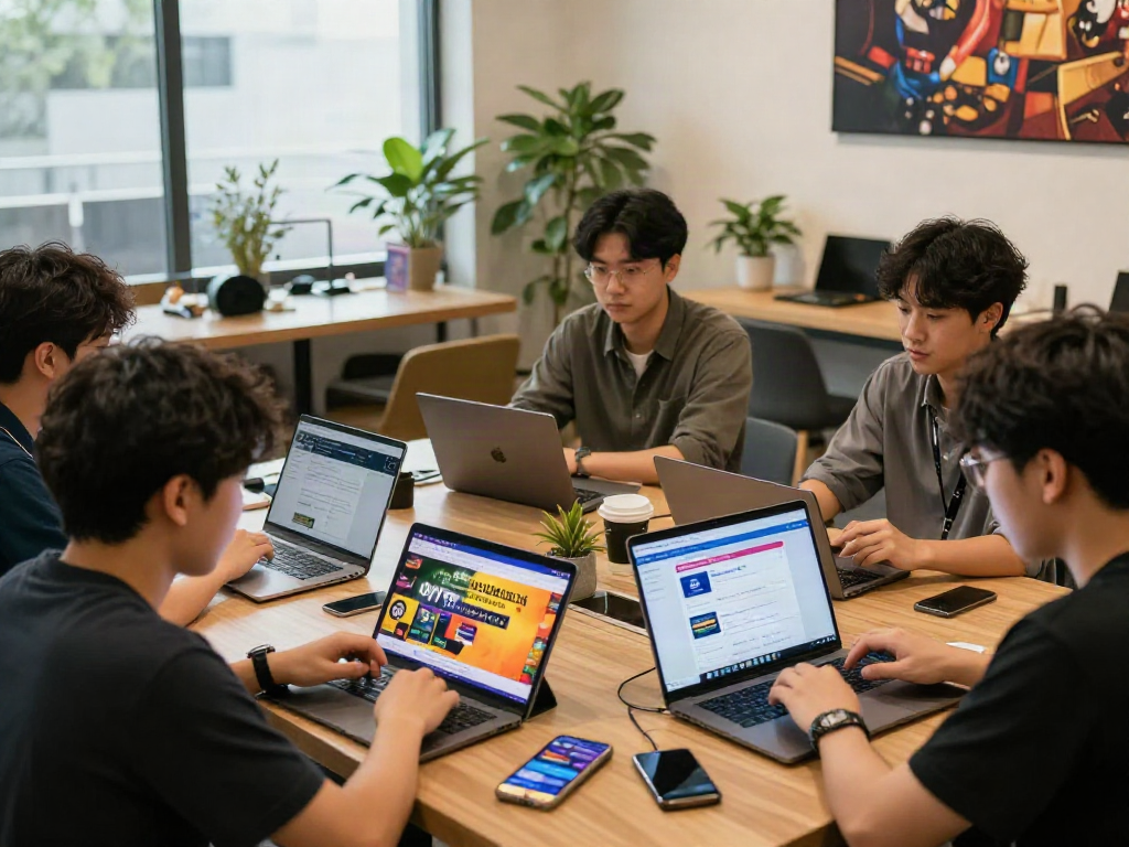 Engaged users discussing 먹튀스팟 검증사이트 in a vibrant online gambling community setting.