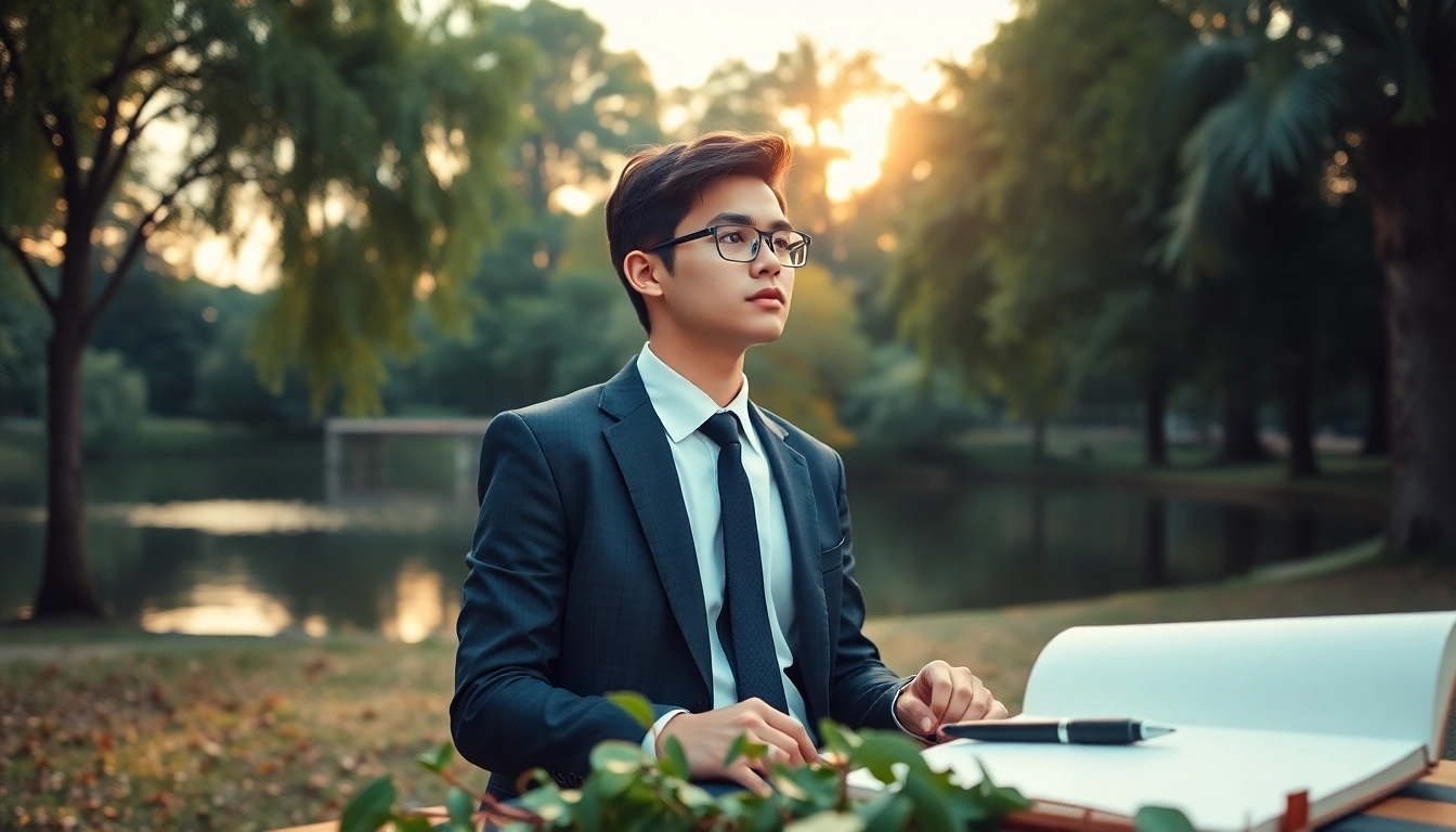 Person reflecting in nature about their future to find my true Calling.