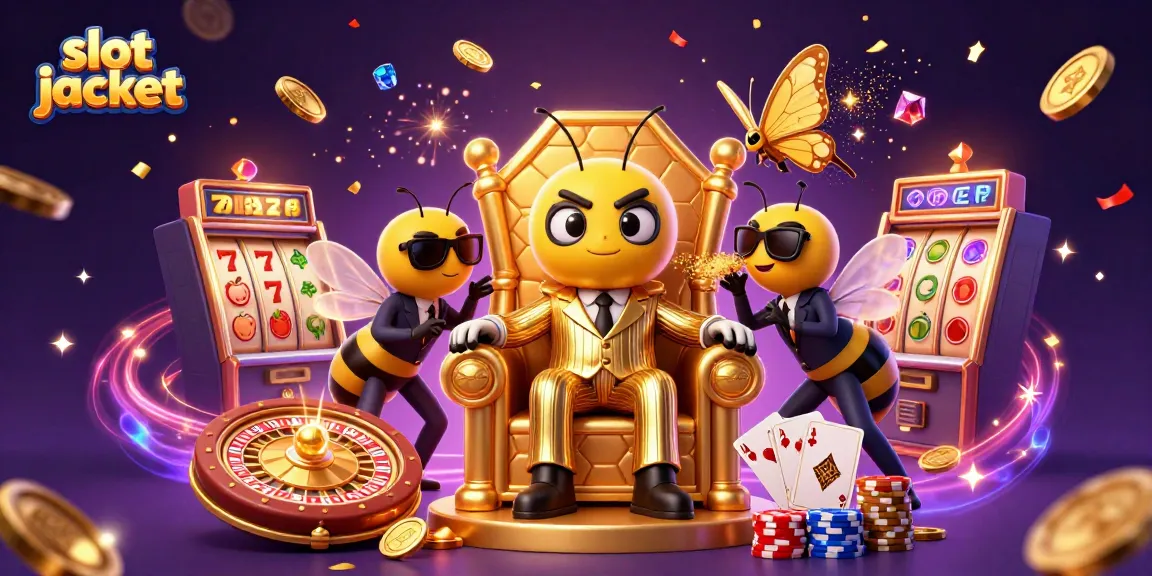 Experience the thrill of slot jackpot wins with a dynamic casino scene featuring cartoon characters and exciting game elements.
