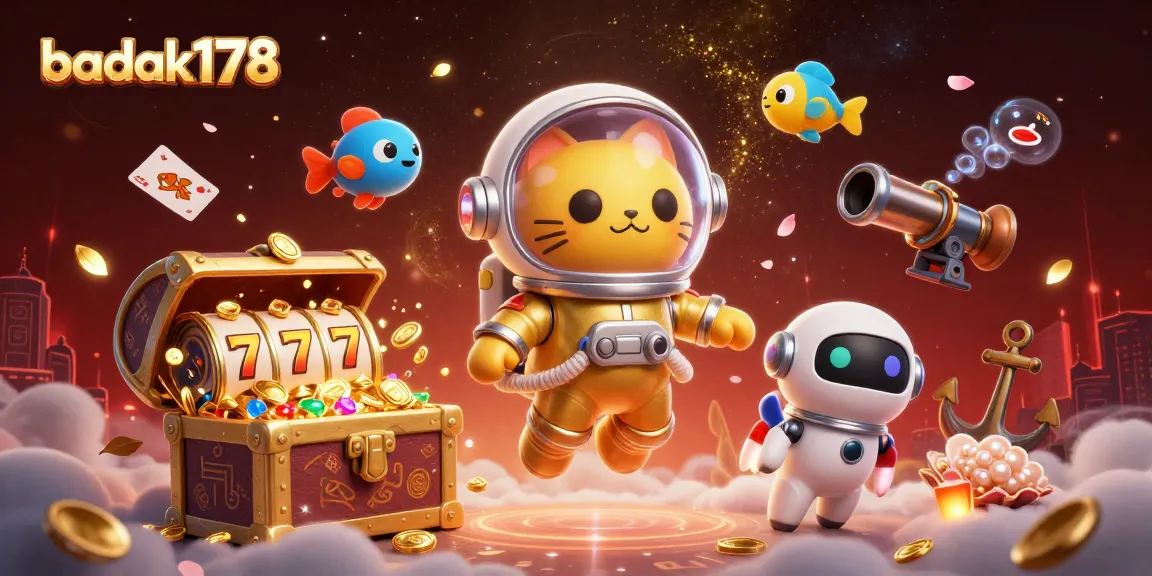 Play dynamic games and win with badak178 in an ultra-detailed 3D casino world.