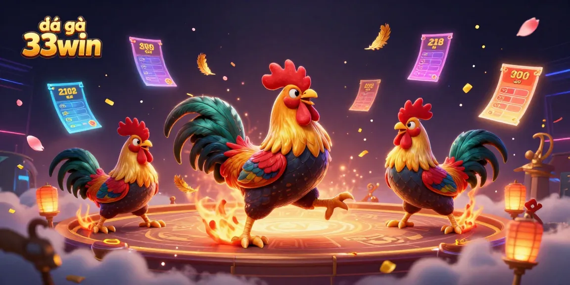 Experience thrilling đá gà 33win action with dynamic roosters battling in a vibrant arena.
