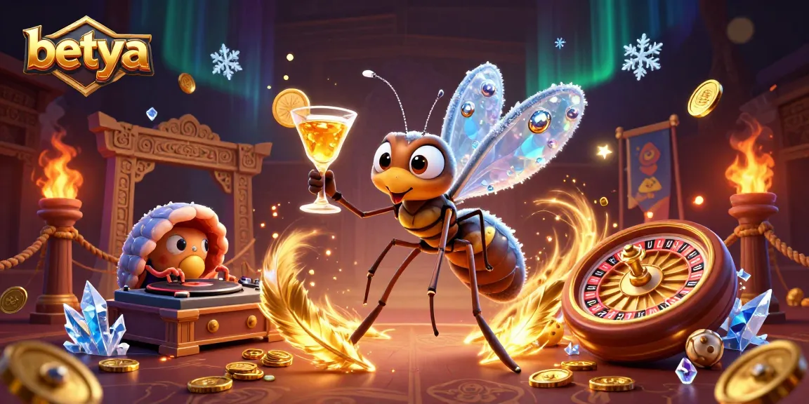 Experience vibrant gaming action with betya's animated casino scene featuring unique characters and rich visuals.