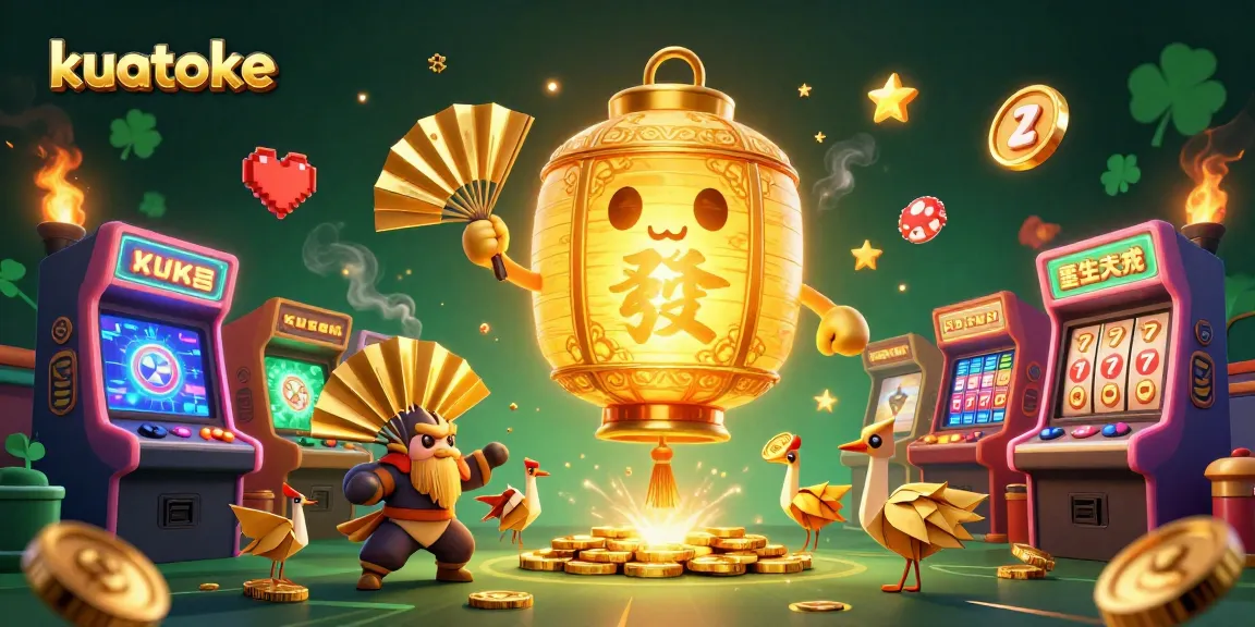 Experience the thrill of kuatoke with dynamic gaming elements and vibrant characters in this casino scene.
