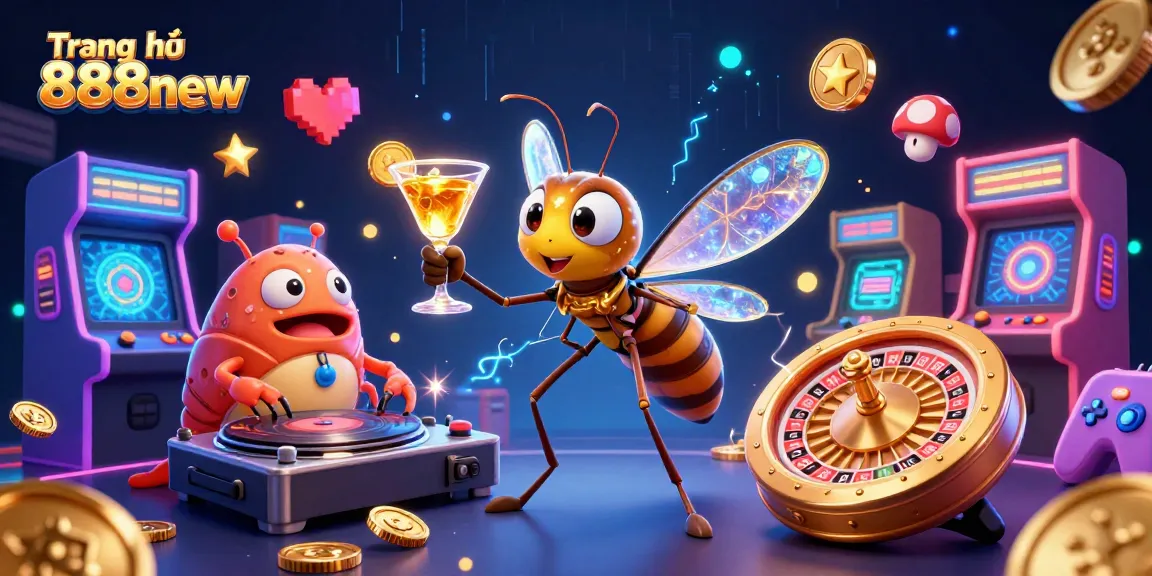 Play exciting games at Trang chủ 888new with a vibrant casino illustration showcasing a unique gaming experience.