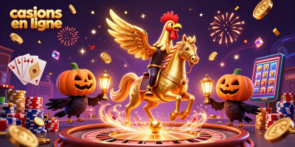Jouer dans des casinos en ligne avec un poulet doré et des compagnons rendant l'expérience magique.