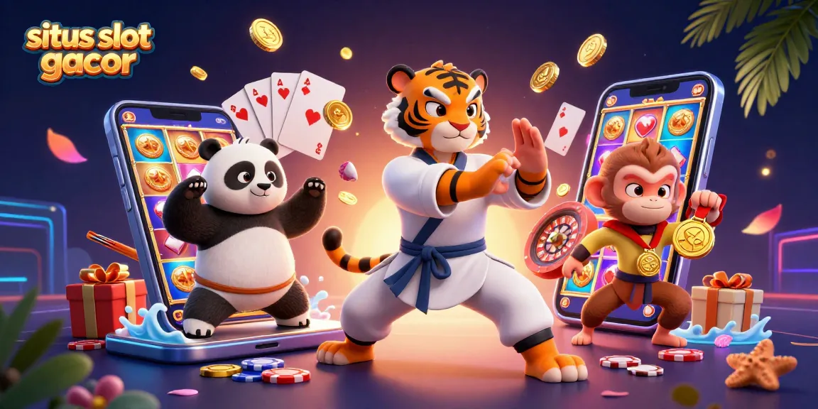 Menangkan permainan di situs slot gacor dengan karakter dan elemen permainan yang seru dan berwarna-warni.