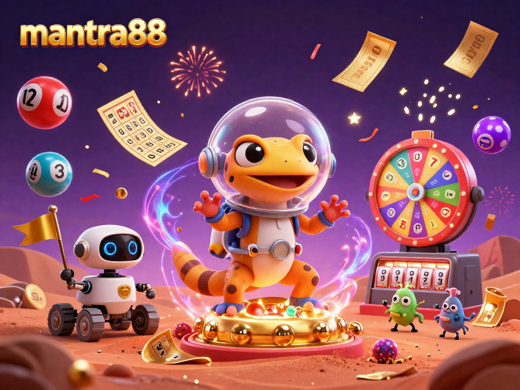 Experience thrilling gameplay at mantra88 with alien themes, vibrant lottery elements, and atmospheric casino excitement.